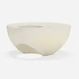 May Furniture, Outdoor Hemisphere Whitestone, c. 2016, cast lightrock resin