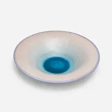 Glen Lukens, Large low bowl, c. 1940, glazed earthenware