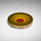 Glen Lukens, Low bowl, c. 1940, partially glazed earthenware
