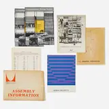 Herman Miller, CSS (Comprehensive Storage System) ephemera, c. 1960, printed paper