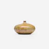 Squat vase by Beatrice Wood, lustre-glazed earthenware, sold Apr 2024