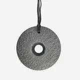 Jesús Moroles, Untitled (Disc Spiral), Granite and rope