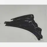 Bernar Venet, Effondrement