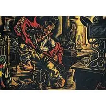 Jack Keijo, Steele McGregor Bay Lumberjack, oil on artist board