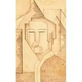 Olinka Hrdy, Untitled (Absract Head), 1933, graphite on vellum