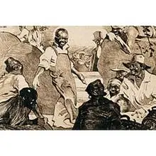 Albert Smith, Untitled, etching on paper