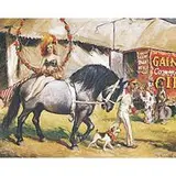 Walter Krawiec, Circus Rider, c. 1940, oil on canvas