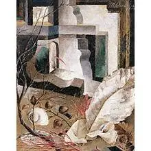 Maud Ainslie, After Life Has Left Them, oil on canvas board