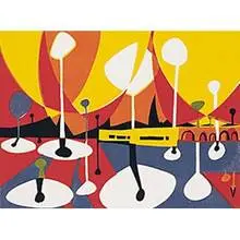 Pat Vaccaro, Mirage and (Pair of Screenprints), one pictured screenprints on paper
