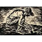 Edmund Brucker, Planting The Seed, c. 1942, woodcut on paper