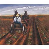 Santos Zingale, Spring Plowing, oil on canvas