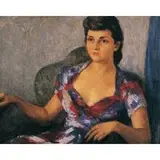 Constantine Pougialis, Untitled (Portrait), c. 1930, oil on canvas