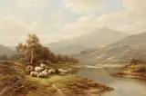 Walter J. Watson, On the Lledr, North Wales, oil on canvas