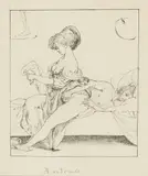 Max Klinger, Anatomie, ink and graphite on paper