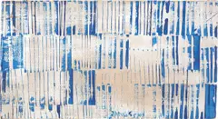 Herbert Zangs, Ohne Titel, aus der Serie „Scheibenwischer“. 1957/frühe 1980er Jahre, Acryl auf Pappkarton
