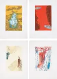 Per Kirkeby, 4 Radierungen für Wittgenstein, 1997, 4-teilig: Aquatinta auf Japanpapier
