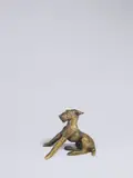 Junger Hund by Renée Sintenis, 1925, Bronze mit goldbrauner Patina, sold Jun 2022