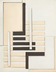 Adolf Fleischmann, #2, 1954, Karton-Collage auf festem Papier