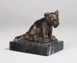 August Gaul, Kleiner sitzender Löwe