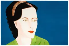 Sharon by Alex Katz, 2008, Farblithographie und Holzschnitt auf Velin, sold Nov 2014