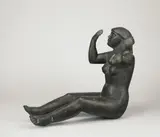 Gustav Seitz, Mädchen mit Spiegel, 1947, Bronze mit schwarzer Patina