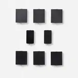 Charlotte Perriand, Collection of eight wall sconces, 1963, enameled steel