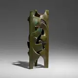 Malcolm Leland, Floor sconce, cast bronze