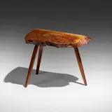 Mira Nakashima, Wepman table, 2005, walnut, rosewood
