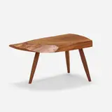 Mira Nakashima, Plank stool, 2006, American black walnut