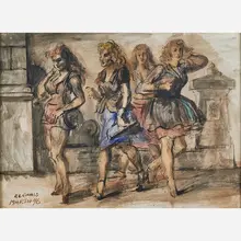 Reginald Marsh, Girls in the Street