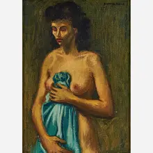 Raphael Soyer, Untitled (Nude)