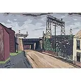 Max Arthur Cohn, Untitled (Underpass), c. 1940, screenprint on paper