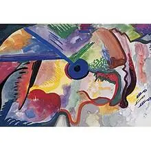Medard Klein, Untitled (Abstraction), c. 1940, watercolor on paper