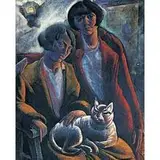 Louis Ferstadt, Untitled (Women and Cat), c. 1935, oil on canvas