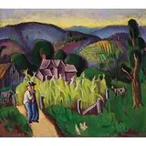 Adrian Dornbush, Ozark Farm, c. 1940, oil on canvas