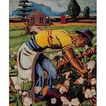Robert Herring, Cotton Country, 1951, oil on canvas