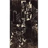 Marguerite Zorach, Interior, 1921, linocut on paper