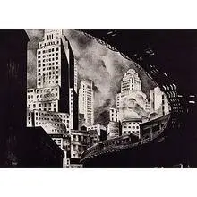 Mark Freeman, 2nd Ave "EL", 1934, lithograph on paper