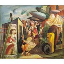Michael Lenson, See Sally, 1946, oil on canvas