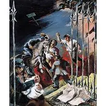 Peppino Mangravite, The Riot, 1929, oil on canvas