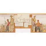 Jean D. Swiggett, Kellogg, Idaho (Mural Study), c. 1938, watercolor on artist board