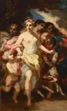 Départ de Diane pour la chasse by Narcisse Virgile Diaz De La Peña, oil on canvas, sold Mar 2019