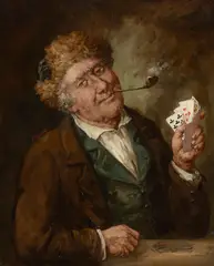 A good hand by E. Renard, oil on canvas, offered Mar 2019