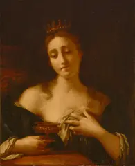 Onorio Marinari, A portrait of Artemisia, oil on canvas