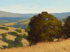 Distant Oaks by Brian Blood, 2000, oil on canvas, offered Mar 2019