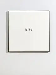 Timm Ulrichs, Bild“-Bild, 1966, Serigrafie auf Leinwand