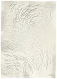 Sturz by Günther Uecker, 1994, Prägedruck auf Papier, sold Nov 2018