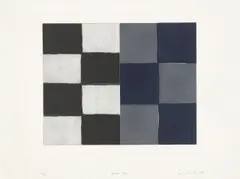 Union Grey by Sean Scully, 1994, Farbaquatinta auf Velin, sold Dec 2016