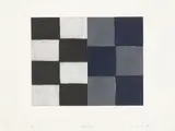 Sean Scully, Union Grey, 1994, Farbaquatinta auf Velin