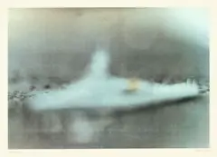 Schiff by Gerhard Richter, 1972, Farboffset auf Karton, sold May 2013